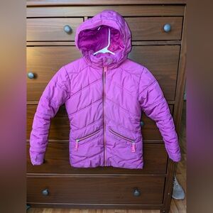 Marmot kids down jacket size M purple